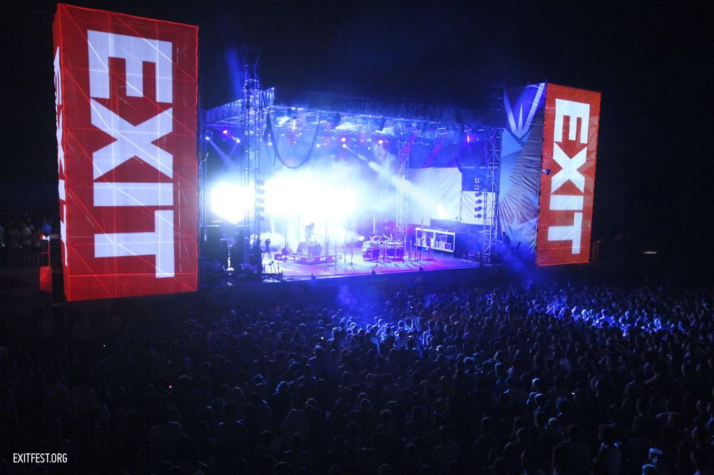 Dance Arena during Digitalism Live #EXIT2011
